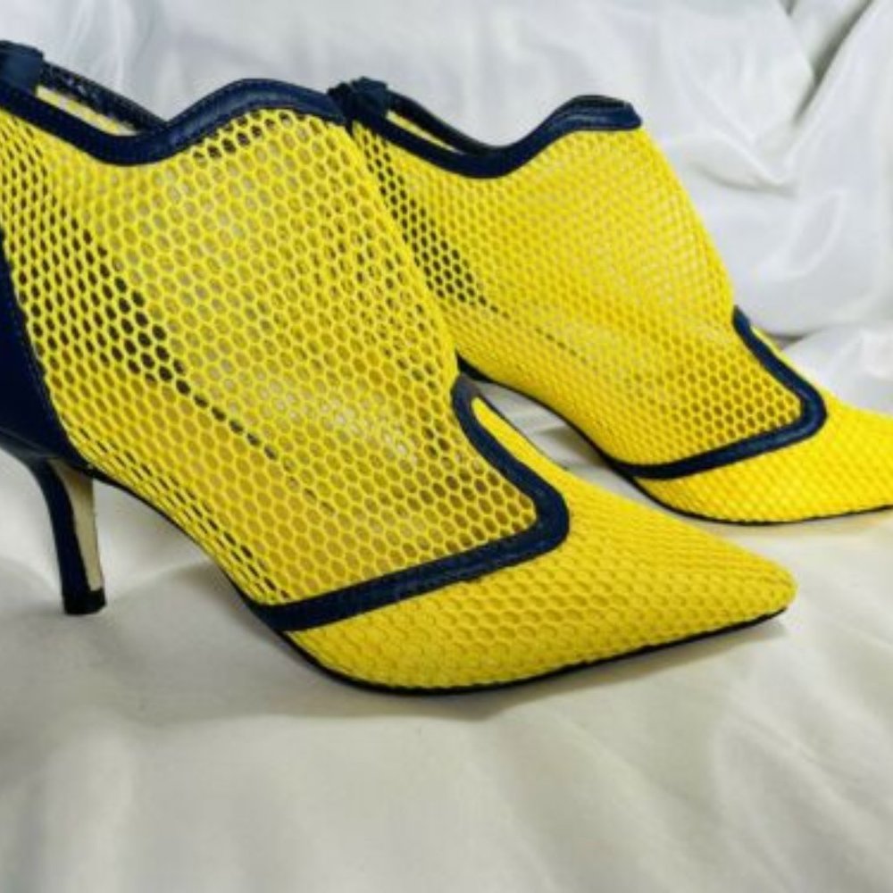 Beau + Ashe Booties.  Women’s Mesh Shoes. Michigan Blue & Gold .